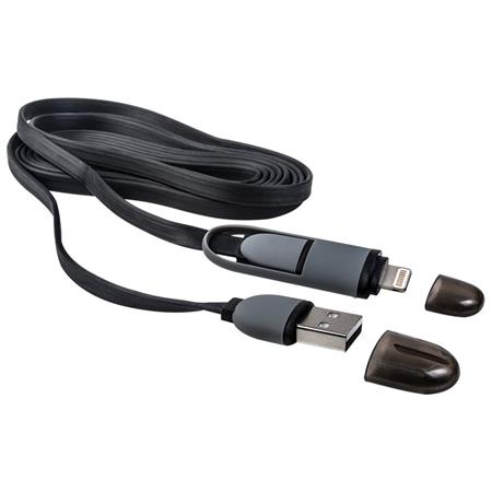 Cable USB a micro USB y Lightning